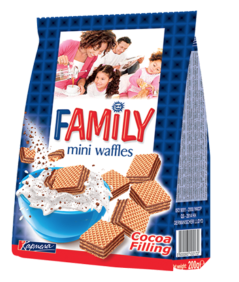 Waffles FAMILY cocoa 200gr  Image